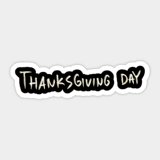 Thanksgiving Day Sticker